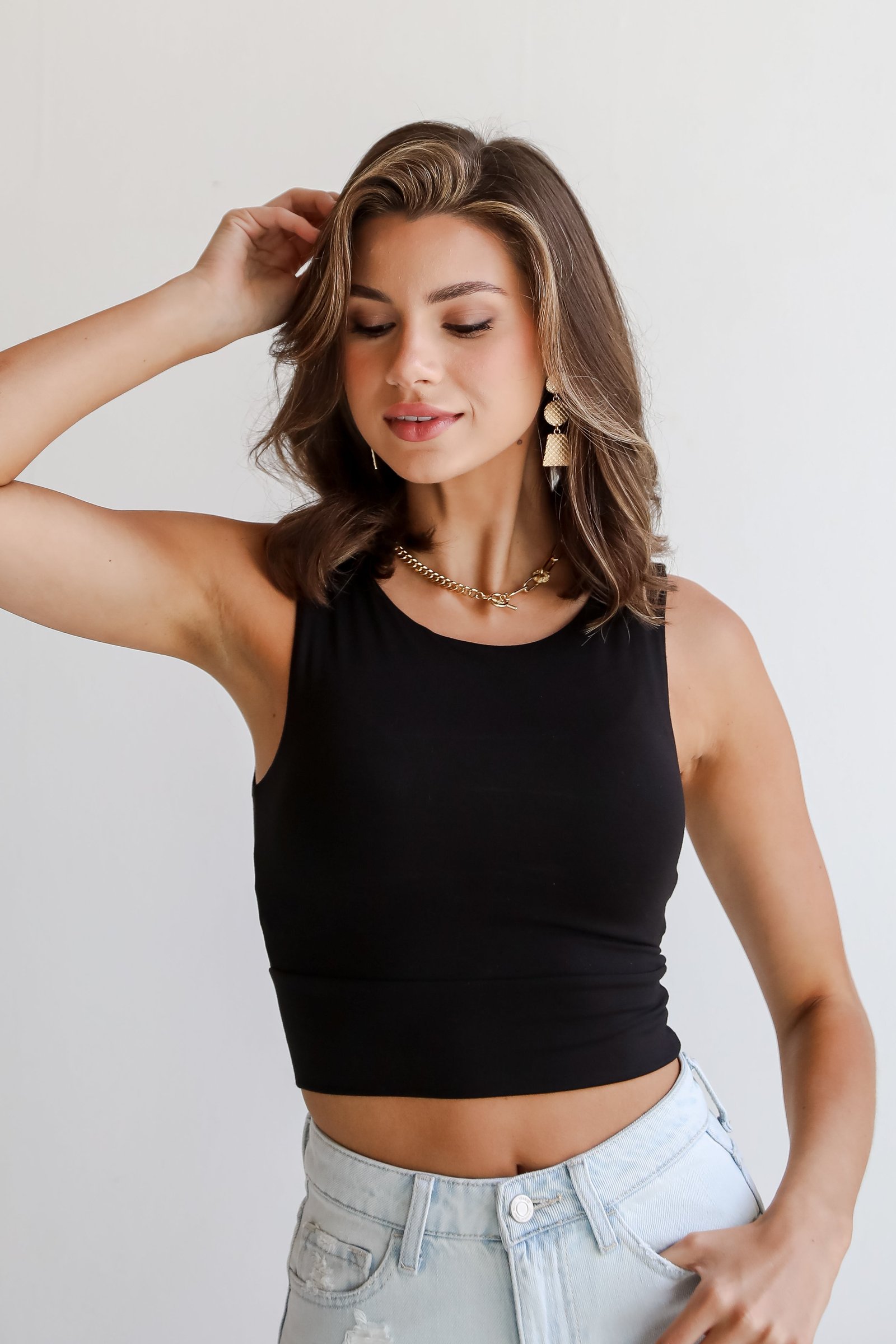 Brielle Everyday Cropped Tank MO14