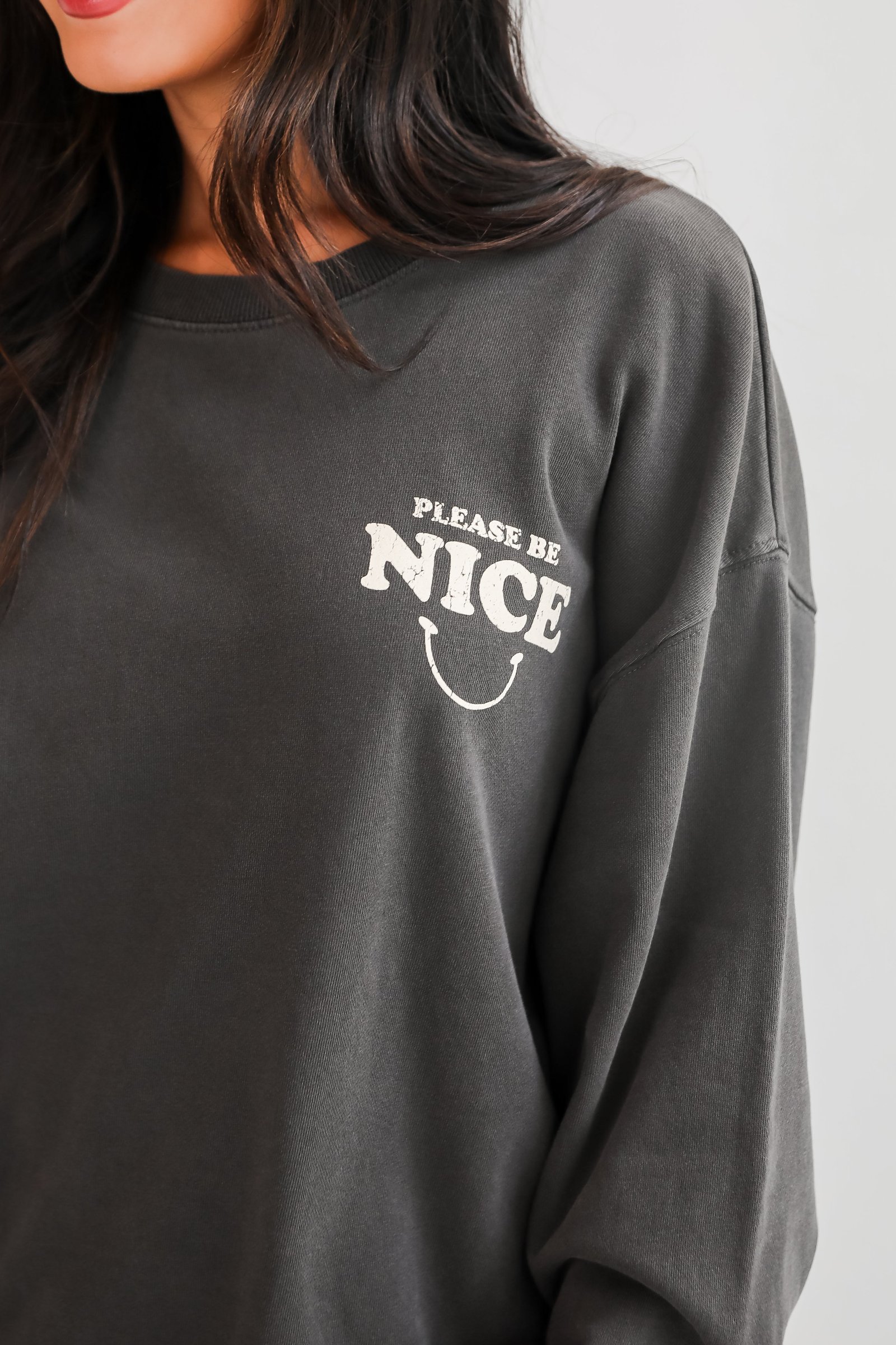 Please Be Nice Sweatshirt MO2