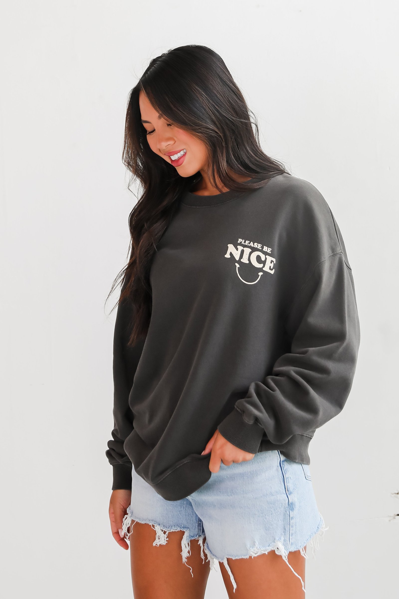 Please Be Nice Sweatshirt MO2