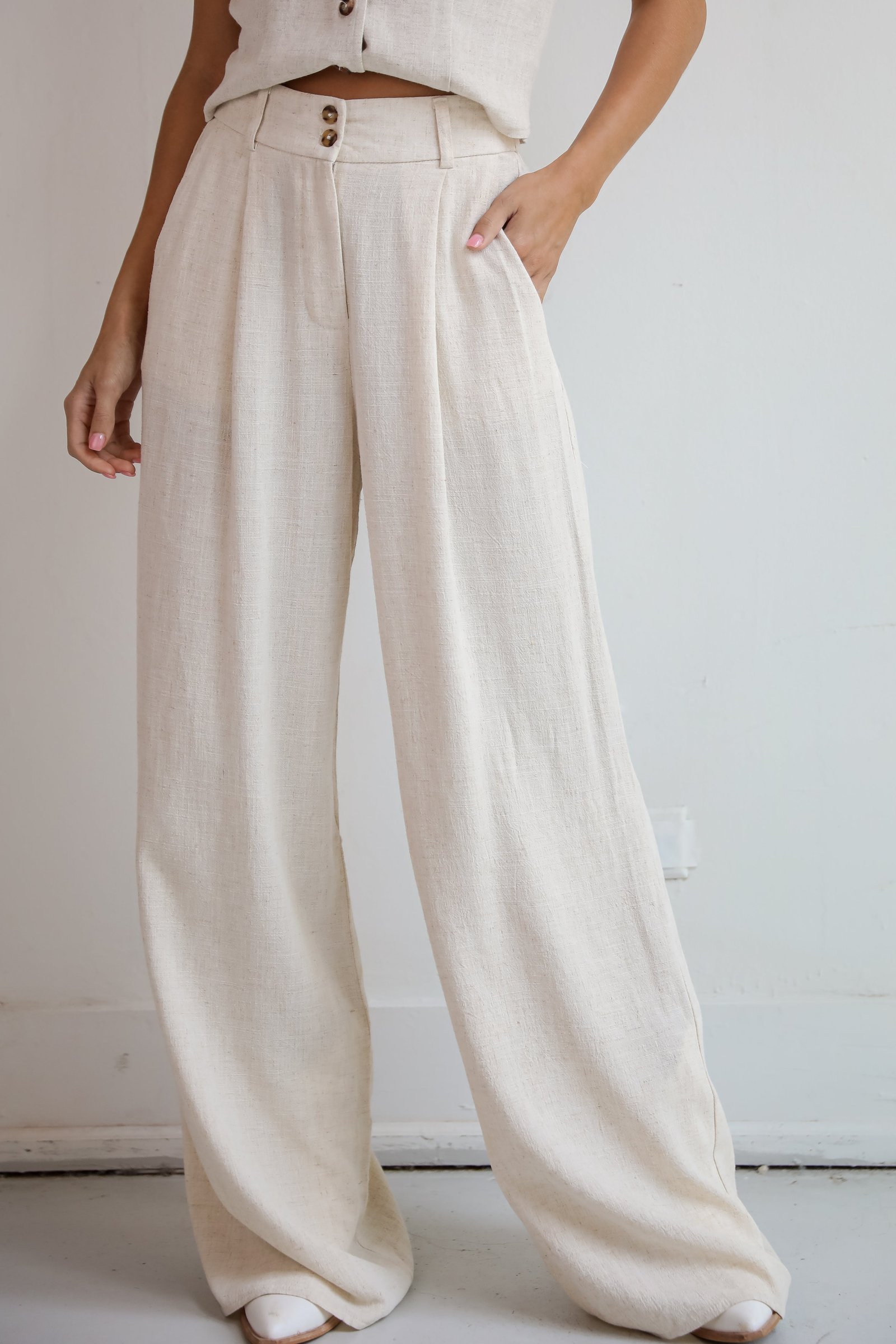 Sophisticated Era Linen Pants MO4